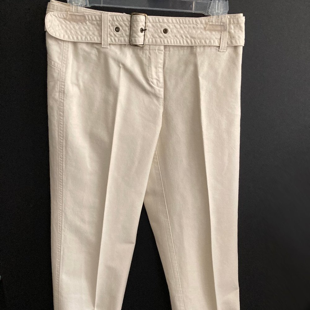 Ann Taylor Loft Capris - Tan - Belted